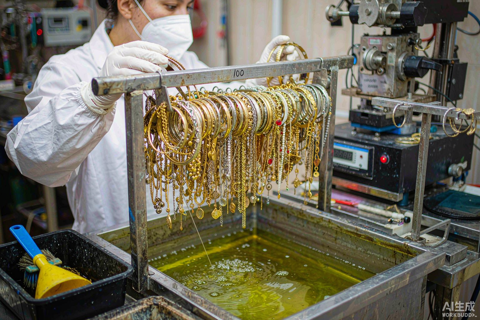 Jewelry plating process